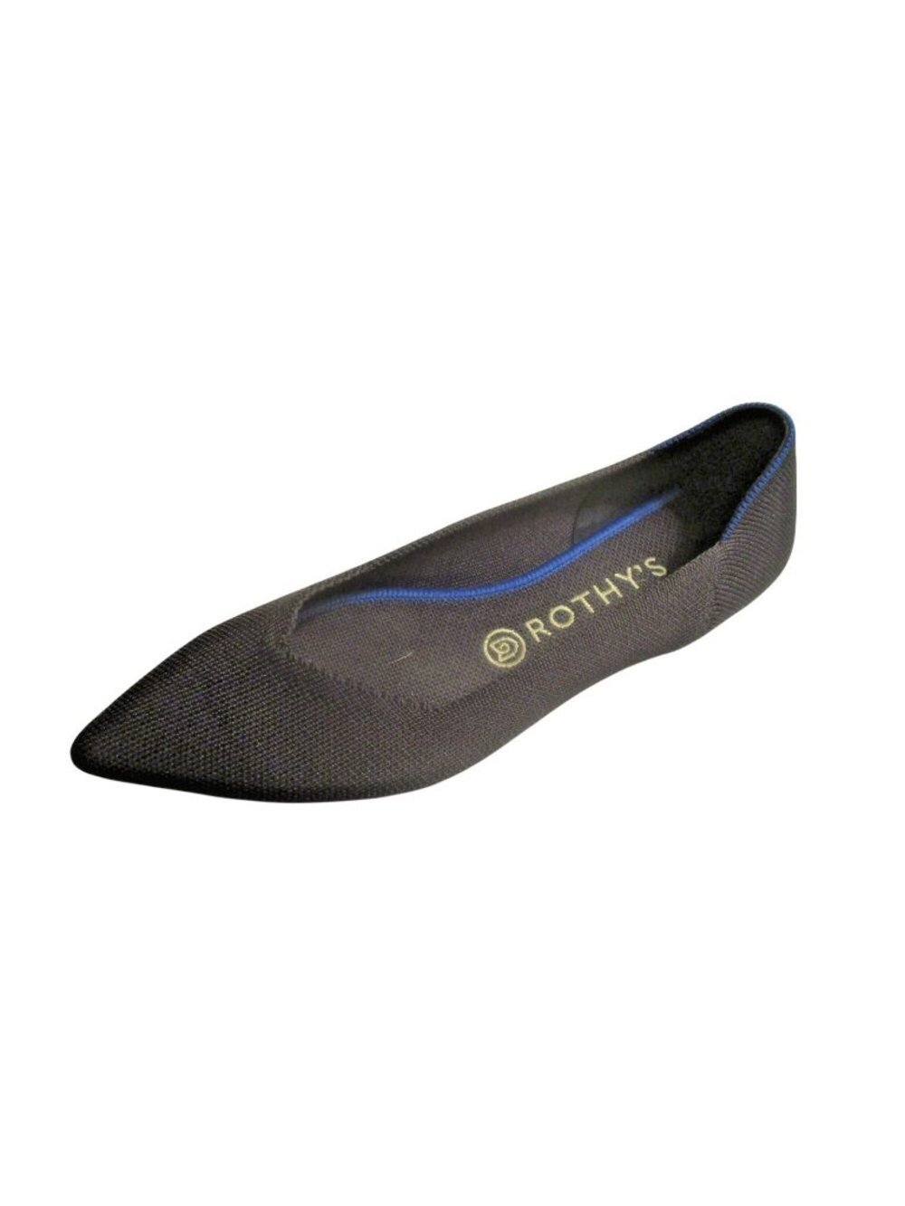 Rothys The Point Flats Navy Blue Recycled Knit Slip-Ons - Size 8 - NWOB